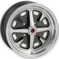 LEGENDARY WHEELS MAGNUM 400 15X6 5x114.3/4x4.5 +5MM OS CHARCOAL/MACHINED
