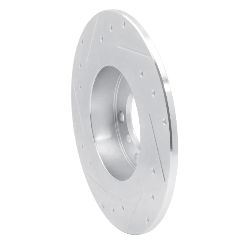 R1 15-26 BMW 228I xDrive Gran Coupe Front Right Drilled & Slotted Silver Brake Rotor