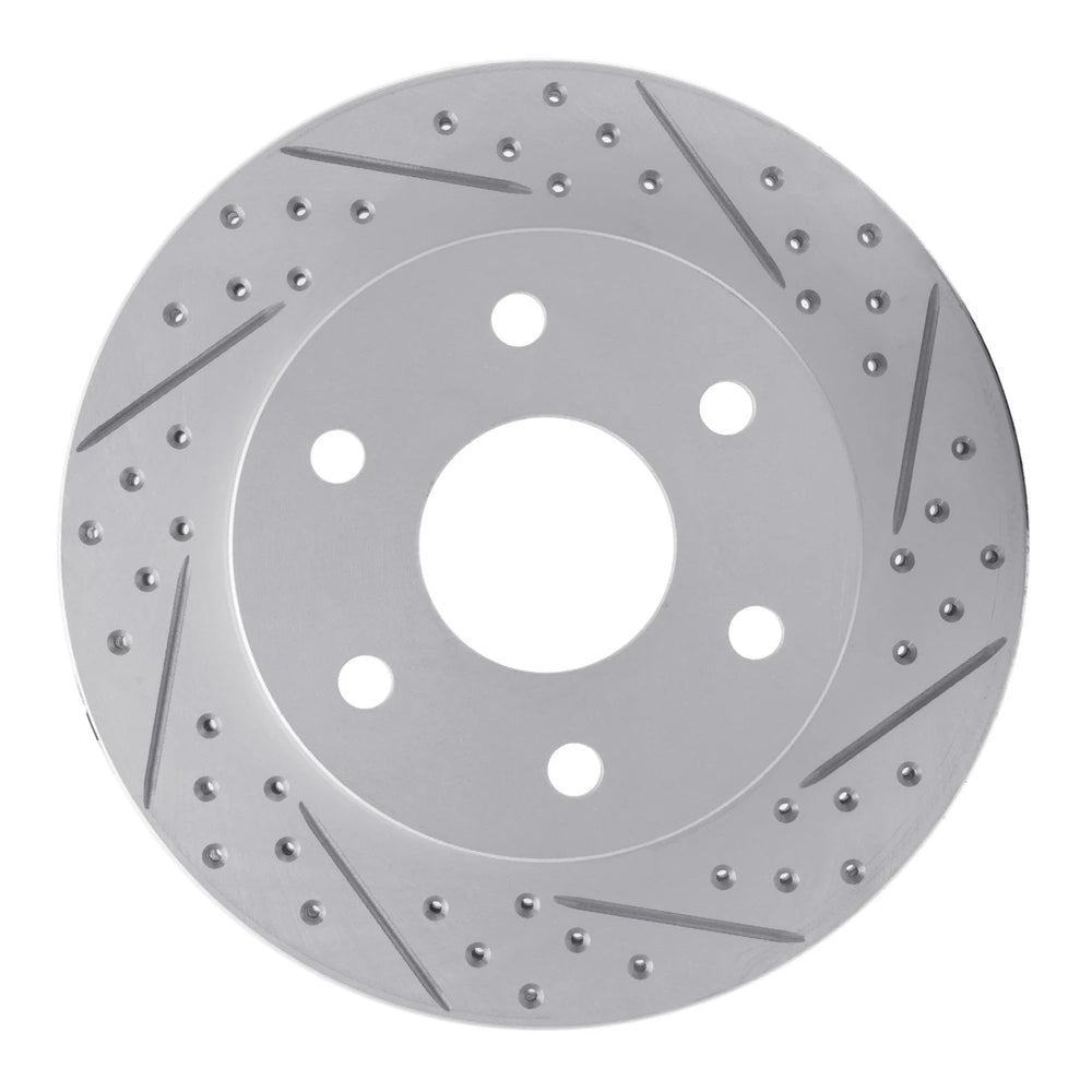 R1 20-26 Ford Transit-350 Front Right Drilled & Slotted Geoperformance Rotor