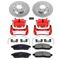Power Stop 95-98 Eagle Talon Front Red Calipers w/Brackets - Pair