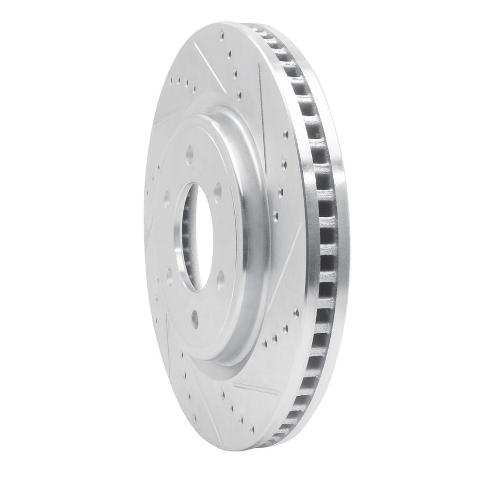 DFC 21-25 Ford F-150 RWD Front Right Drilled & Slotted Silver Brake Rotor