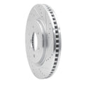 DFC 21-25 Ford F-150 RWD Front Right Drilled & Slotted Silver Brake Rotor