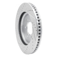 DFC 21-25 Ford F-150 RWD Front Right Drilled & Slotted Silver Brake Rotor
