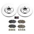 Power Stop 21-22 Chevrolet Trailblazer Front Z17 Coated Brake Kit
