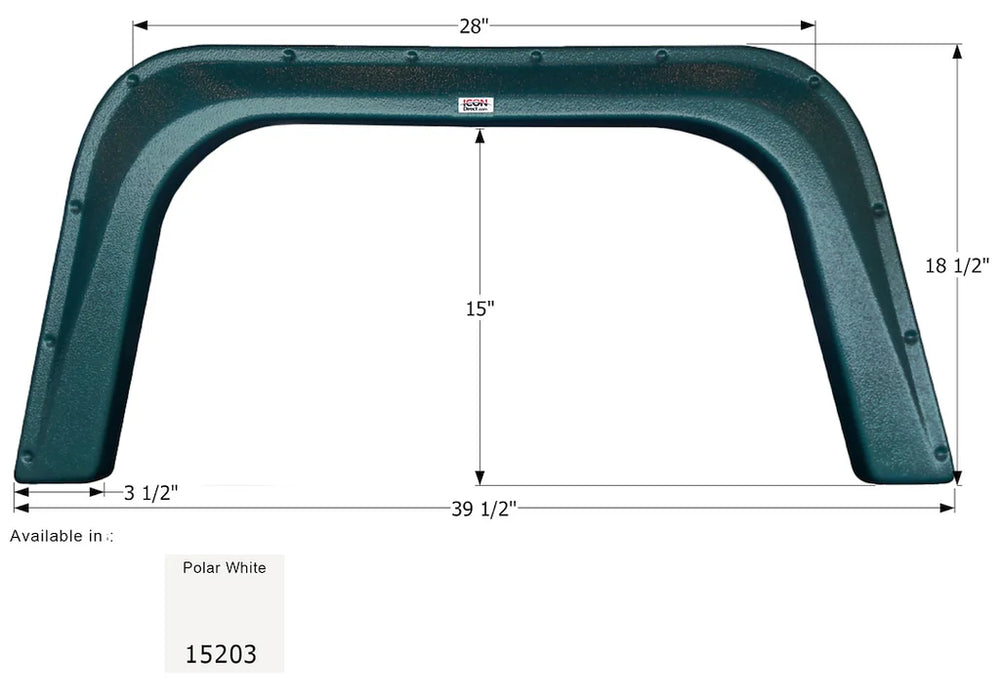 TRIPLE E SINGLE FENDER SKIRT FS2342