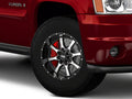 MO970 17x9 6x135.00/6x139.70 GLOSS BLACK W/ MACHINED FACE (12 mm)
