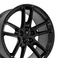 20 IN REPLICA WHEEL FITS DODGE CHALLENGER DG23 BLACK 20X9