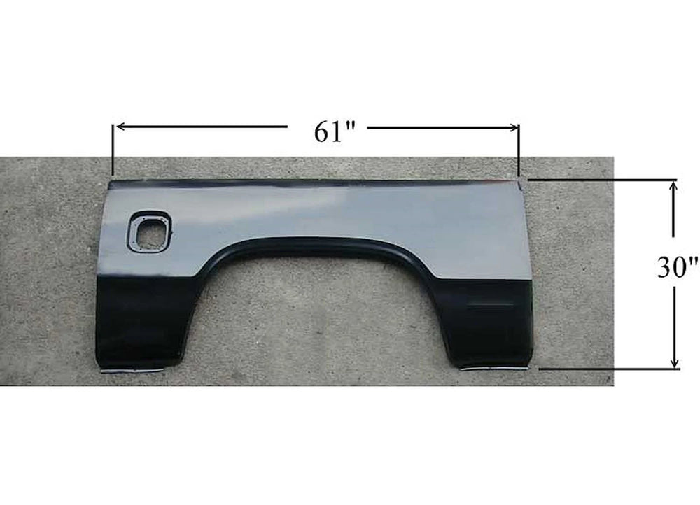 LEFT WHEEL OPNG REPAIR PANEL W/ GAS HOLE DODGE P/U 8193