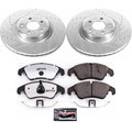 Power Stop 14-18 Audi A6 Front & Rear Z26 Street Warrior Brake Kit