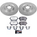 Power Stop 14-18 Audi A6 Front & Rear Z26 Street Warrior Brake Kit