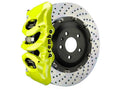 Brembo 19+ A6 (C8)/19+ A7 (C8) Front GT BBK 6 Piston Cast 405x34 2pc Rotor Drilled- White