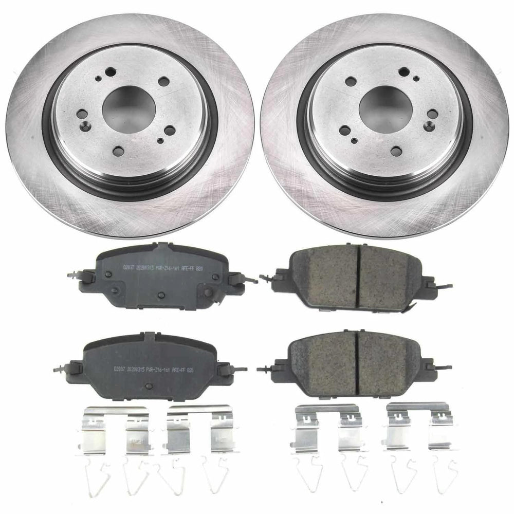 Power Stop 17-18 Audi A6 Front & Rear Autospecialty Brake Kit
