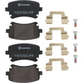 Brembo 2006 Audi A6/05-11 A6 Quattro/04-10 A8 Quattro Rear Premium Low-Met OE Equivalent Pad