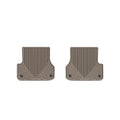 WeatherTech 12+ Audi A6/S6 Rear Rubber Mats - Tan