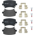 Brembo 06-09 Audi A3 Premium Low-Met OE Equivalent Pad - Rear