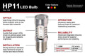 Diode Dynamics 1156 LED Bulb HP11 LED - Amber (Pair)