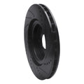 R1 04-11 Cadillac STS Front Left Drilled & Slotted Black Brake Rotor