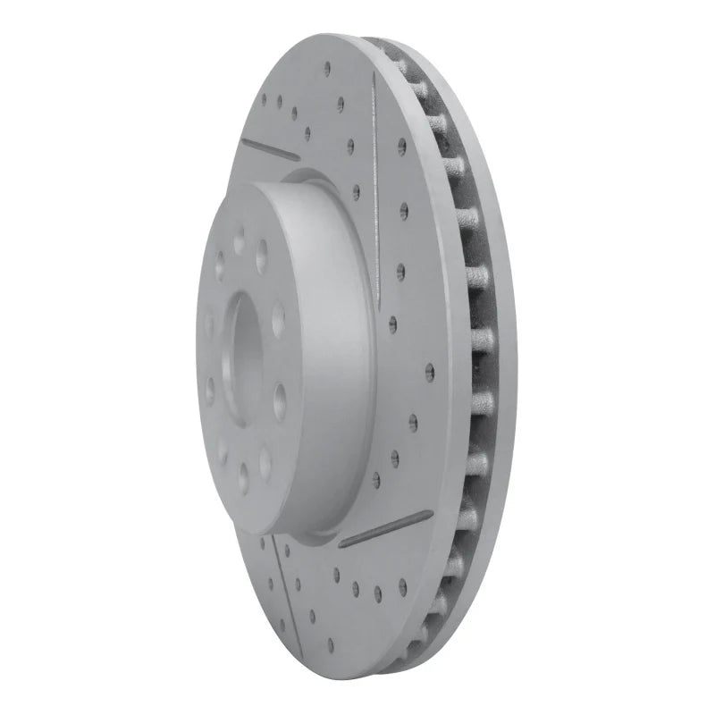 DFC 14-20 Cadillac Cts Front Right Drilled & Slotted Geoperformance Rotor