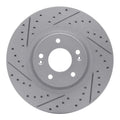 R1 15-21 Kia Sedona Front Left Drilled & Slotted Geoperformance Rotor