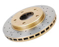 DBA 2015+ Ford F-150 5.0L V8 4WD Rear Drilled & Slotted Street Series Rotor w/Gold Hat