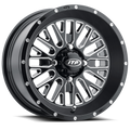ITP Momentum 15x7 / 4x137 BP / 30mm Offset Black w/ Milled Accents Wheel