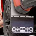 17C F250/F350/F450 SD FRONT OR REAR 2 PC MUD SKINS SOLID BRUSHED STAINLESS STEEL