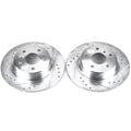 Power Stop 99-04 Land Rover Discovery Rear Evolution Drilled & Slotted Rotors - Pair