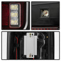 Spyder 07-16 Jeep Wrangler Version 2 Light Bar LED Tail Lights - Red Clear (ALT-YD-JWA07V2-LBLED-RC)