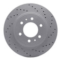 DFC 09-09 Ford F-150 Rwd Front Right Drilled & Slotted Geoperformance Rotor