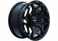 GOLIATH 17X9 6X139.7 ET0 CB106.1 SATIN BLACK MILLED RIVETS