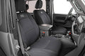 ~(12 lbs. 27X20X8)~ Jeep Neoprene Seat Cover Set Black [07-10 Wrangler JK 2 Door]