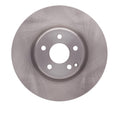 R1 06-15 Mercedes-Benz Glk350 Front Left Drilled & Slotted Black Brake Rotor