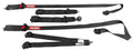 SFI CAMLOCK 6PT PD LAP HNR BELTS BLK