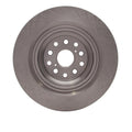 R1 18-23 Lexus LC500 Right Rear Drilled & Slotted Silver Brake Rotor