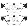 EBC 08-10 BMW 128 3.0 Redstuff Front Brake Pads
