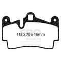 EBC 11-15 Audi Q7 3.0 Supercharged Yellowstuff Rear Brake Pads