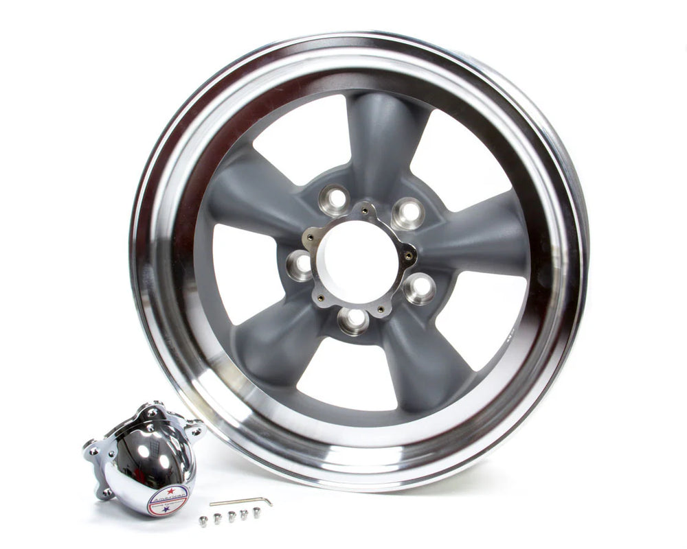 AMERICAN RACING VINTAGE VN105D 15X8 5X4.75 GRAY MACH-LP 00MM - VN10558061