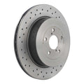 Brembo 2004 Subaru Impreza Rear Premium Xtra Cross Drilled UV Coated Rotor