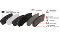 DFC 73-93 Dodge D300 Front Rotors w/4000 HybriDynamic Brake Pads w/Hardware