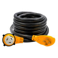 POWERGRIP EXTCORD 25FT 50AM/50AF90DEG LOCKING (E/F)