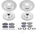 Power Stop 11-17 Lexus CT200h Front & Rear Z17 Evolution Geomet Coated Brake Kit