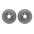 R1 Concepts Brake Rotor- D/S - Silver Fits Hyundai Santa
