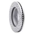 R1 19-25 Ford Ranger (USA/Canada) Front Left Drilled & Slotted Geoperformance Rotor