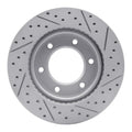 R1 19-25 Ford Ranger (USA/Canada) Front Left Drilled & Slotted Geoperformance Rotor
