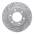 R1 19-25 Ford Ranger (USA/Canada) Front Left Drilled & Slotted Geoperformance Rotor