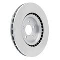 R1 07-14 Ford Mustang Front Left Slotted Black Brake Rotor