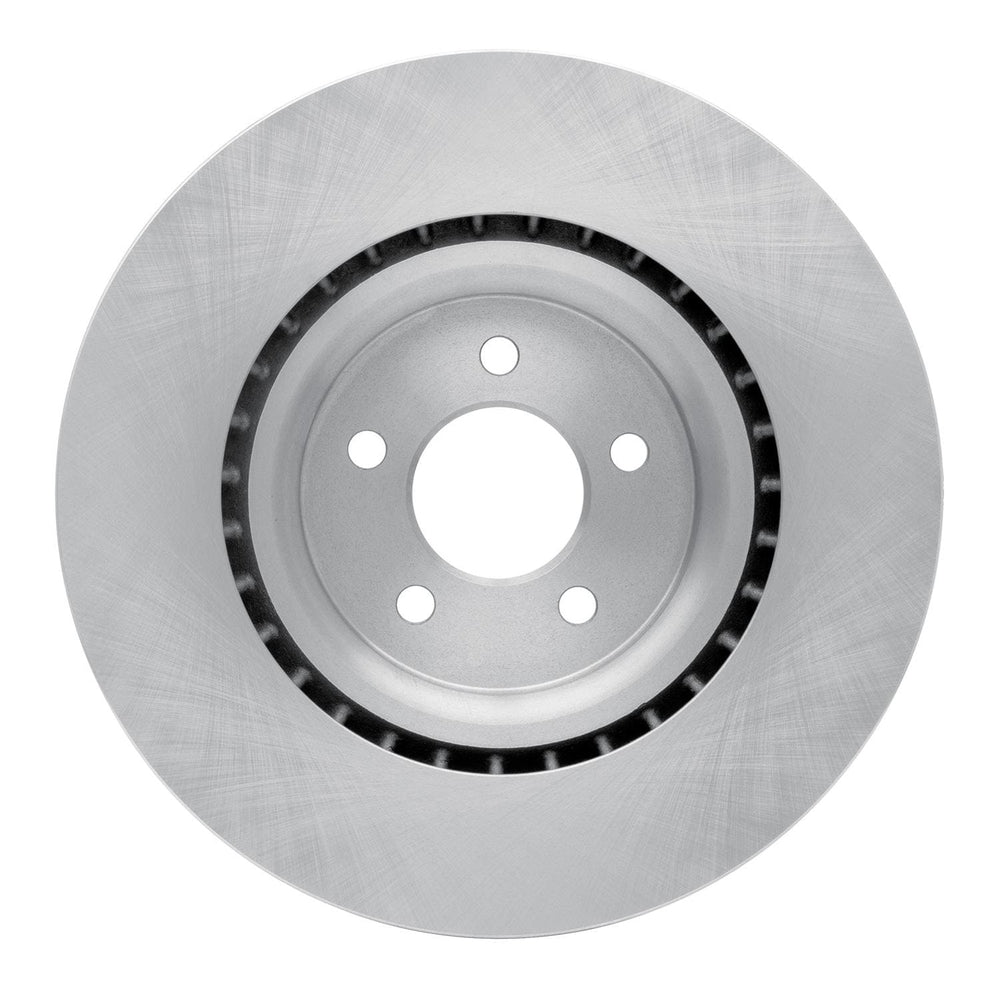 R1 07-14 Ford Mustang Front Right Slotted Black Brake Rotor