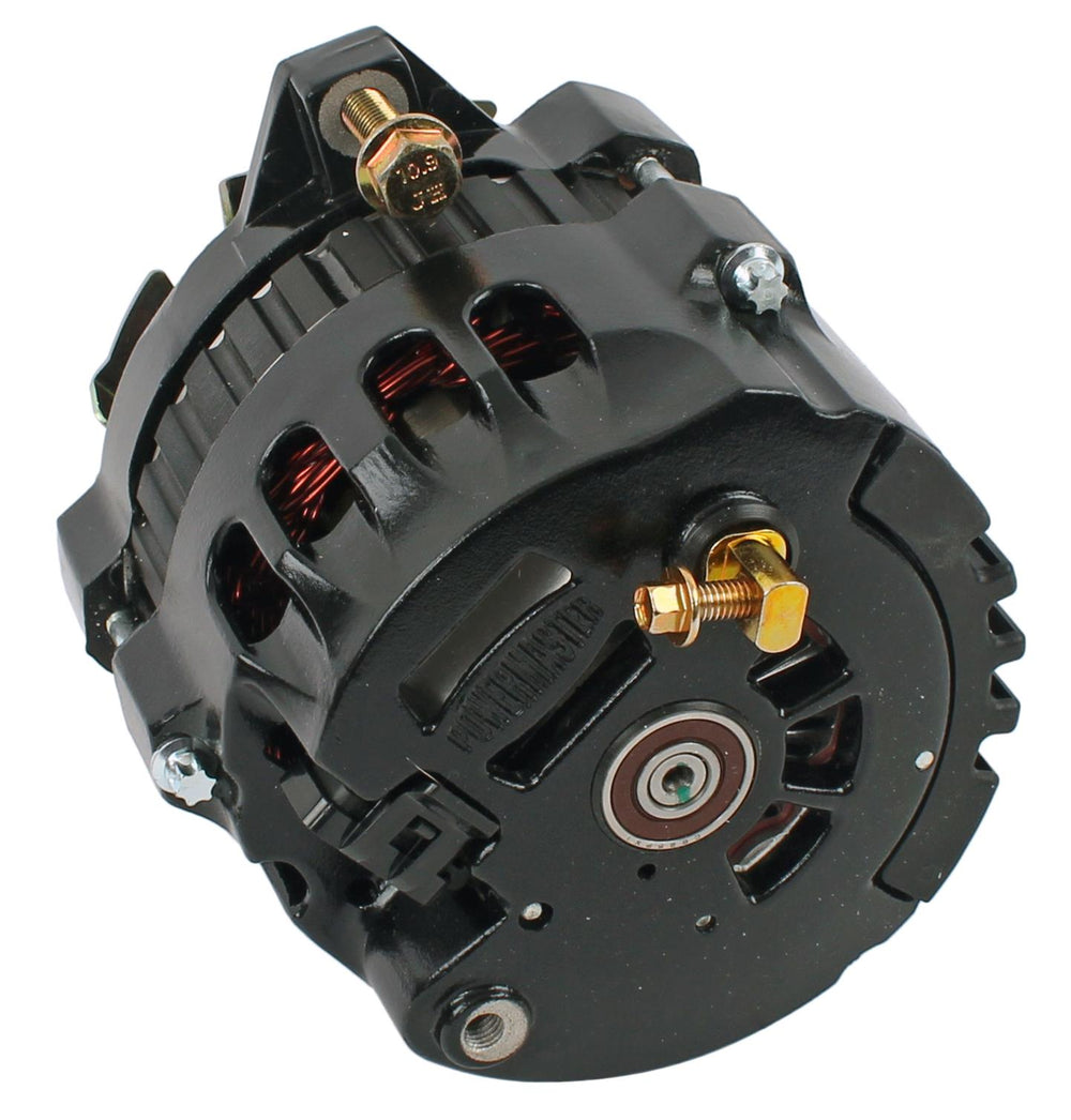 ALT GM CS130 BLACK 140A 1V PULLEY OFFSET LEFT MTG 1WIRE OR OE HOOKUP