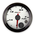 21/16 FUEL LEVEL GAUGE PROGRAMMABLE WHITE