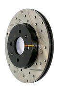 StopTech 16-18 Mazda Miata MX-5 Sport Slotted & Drilled Front Left Rotor